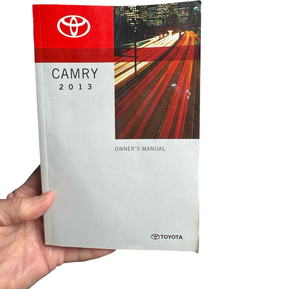 Toyota Camry Owner's Manual 2013 Grey Good OEM Publication OM33A33U